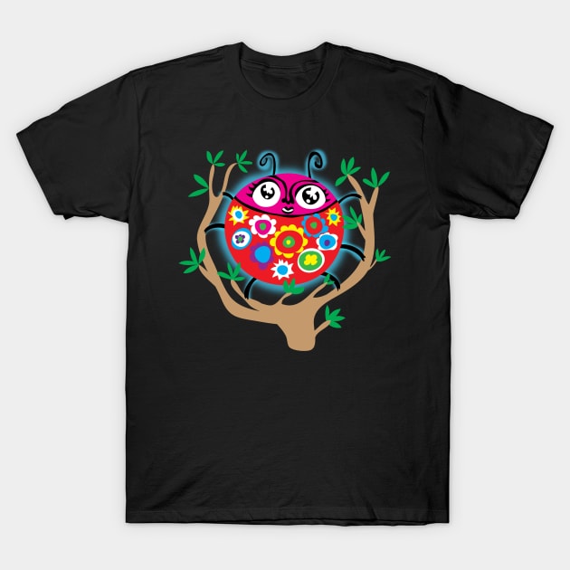 Ladybug Flouwer T-Shirt by AVEandLIA